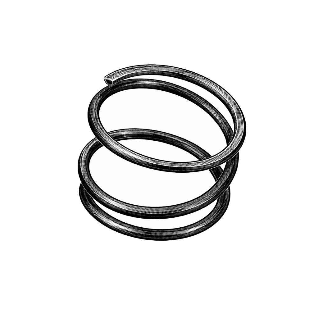 Ressort de crépine d'huile